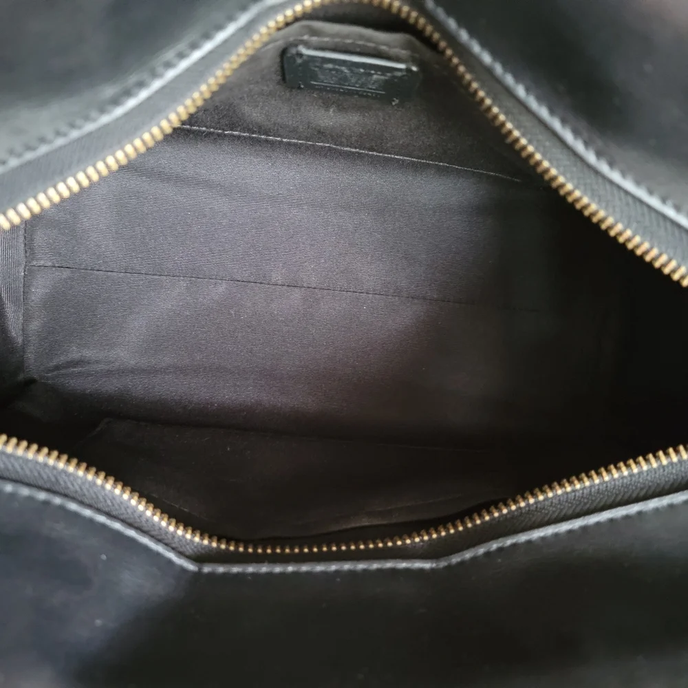 Coach F59450 Blake Carryall 25 Floral Applique Black Leather Satchel Bag